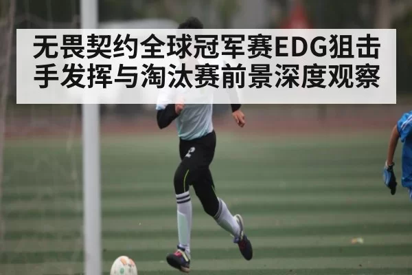 无畏契约全球冠军赛EDG狙击手发挥与淘汰赛前景深度观察